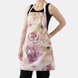 Dusty roze Roses Schort