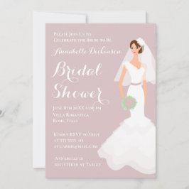 Dusty roze thema 2 kaart