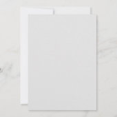 dusty roze torn papier bergt huwelijksuitnodiging kaart (Achterkant)