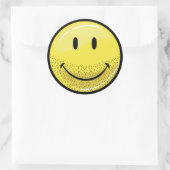 Dusty Ruff Bearded Face Ronde Sticker (Tas)