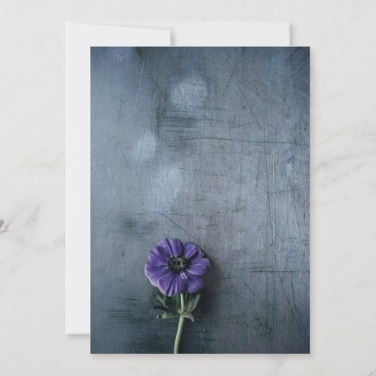 Dusty rustic gold elegant Wedding Invitation Kaart (Achterkant)