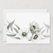 Dusty Sage Anemone Foliage Forever in Love Save The Date (Achterkant)