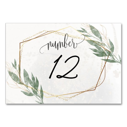 Dusty Sage Green Eucalyptus Modern Floral Greenery Kaart (Achterkant)