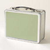Dusty Sage Green Solid Color (Achterkant)