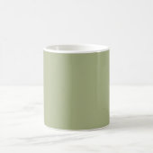 Dusty Sage Green Solid Color Koffiemok (Center)