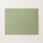Dusty Sage Green Solid Color Legpuzzel (Horizontaal)
