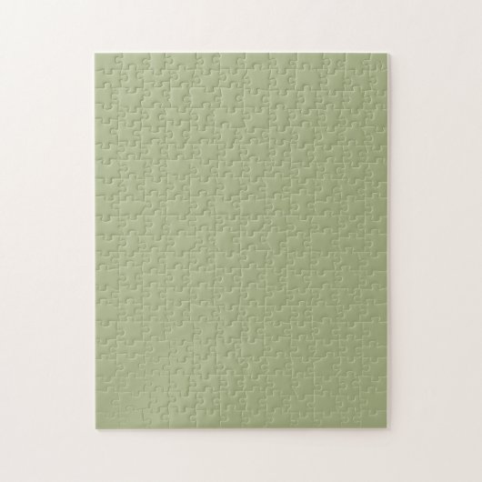 Dusty Sage Green Solid Color Legpuzzel (Verticaal)