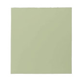 Dusty Sage Green Solid Color Notitieblok (Voorkant)