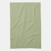 Dusty Sage Green Solid Color Theedoek (Verticaal)
