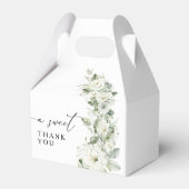 Dusty Sage Green Wedding Favoriete Boxen Bedankdoosjes (Achterkant)