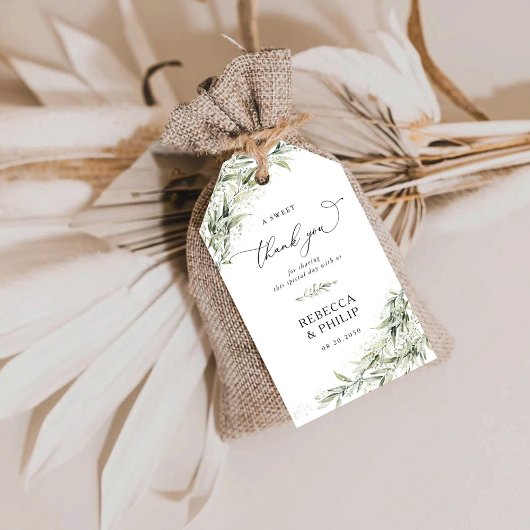 Dusty Sage Green Wedding Gift Labels Cadeaulabel