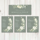 Dusty Sage Green Wedding Head Table Sign