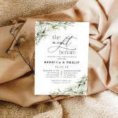 Dusty Sage groen de nacht voor uitnodiging