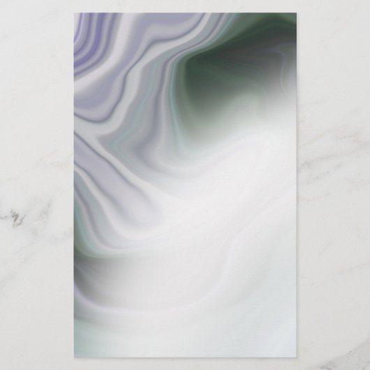 Dusty Sage Jade Green Agate Blank Stationery (Voorkant)