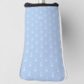 Dusty Something Blue Bow Coquette Dames Golfheadcover (Draai 90)