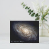 Dusty Spiral Galaxy NGC 4414 Briefkaart (Staand voorkant)