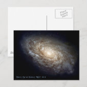 Dusty Spiral Galaxy NGC 4414 Briefkaart (Voorkant / Achterkant)