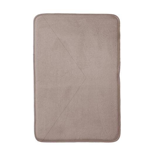 Dusty Taupe Badmat met Envelope Design (Voorkant Verticaal)