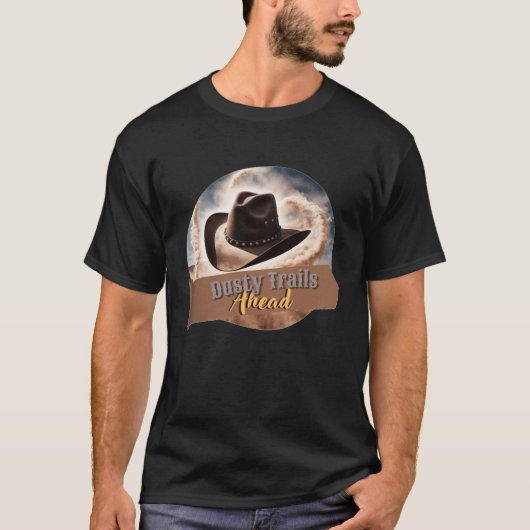 Dusty Trail Adventure - Cowboy Pet T-shirt (Voorkant)