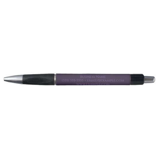 Dusty Violet Crescent Moons Monogram Pen (Voorkant)