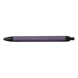 Dusty Violet Crescent Moons Monogram Zwarte Inkt Pen