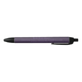 Dusty Violet Crescent Moons Monogram Zwarte Inkt Pen (Bodem)