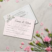Dusty White Roses Bruiloft RSVP Response Kaart