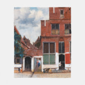 Dutch Alley, Johannes Vermeer Fleece Deken (Voorkant)