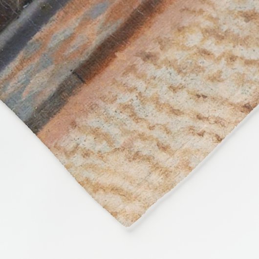 Dutch Alley, Johannes Vermeer Fleece Deken (Hoek)