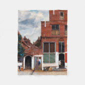Dutch Alley, Johannes Vermeer Fleece Deken (Voorkant)