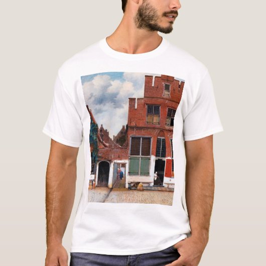 Dutch Alley, Johannes Vermeer T-shirt (Voorkant)