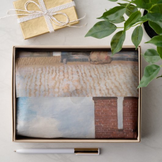 Dutch Alley, Johannes Vermeer Tissuepapier (Geschenk)