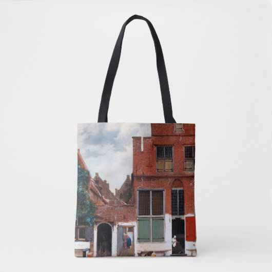 Dutch Alley, Johannes Vermeer Tote Bag (Voorkant)