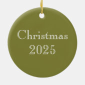 Dutch Art Nouveau Meadow Wildflowers, Vlinders Keramisch Ornament (Achterkant)