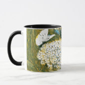 Dutch Art Nouveau Meadow Wildflowers, Vlinders Mok (Links)