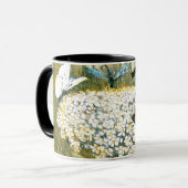 Dutch Art Nouveau Meadow Wildflowers, Vlinders Mok (Voorkant links)