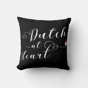Dutch at Heart Throw Cushion, Holland Kussen