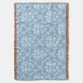 Dutch Blue Damask Deken (Voorkant Verticaal)