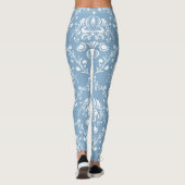 Dutch Blue Damask Leggings (Achterkant)