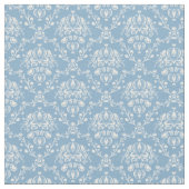 Dutch Blue Damask Stof (Close Up)