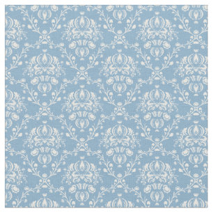 Dutch Blue Damask Stof