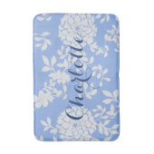 Dutch Blue Floral Delfts Stijl Badmat (Voorkant Verticaal)
