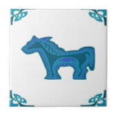 Dutch Blue Horsey Tegeltje (Voorkant)