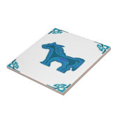 Dutch Blue Horsey Tegeltje (Zijkant)
