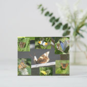 Dutch Butterflies Collage DIY Briefkaart (Staand voorkant)