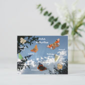 Dutch Butterflies Namen Briefkaart (Staand voorkant)