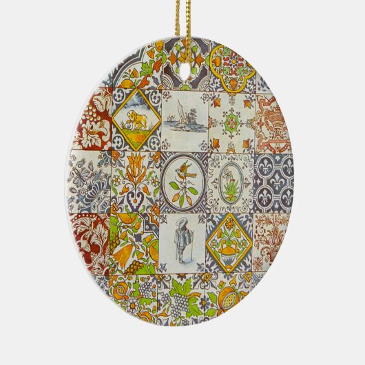 Dutch Ceramic Tiles Ornament (Rechts)