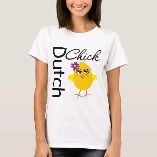 Dutch Chick T-shirt (Voorkant)