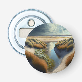 Dutch Coastal Dunes Button Flesopener
