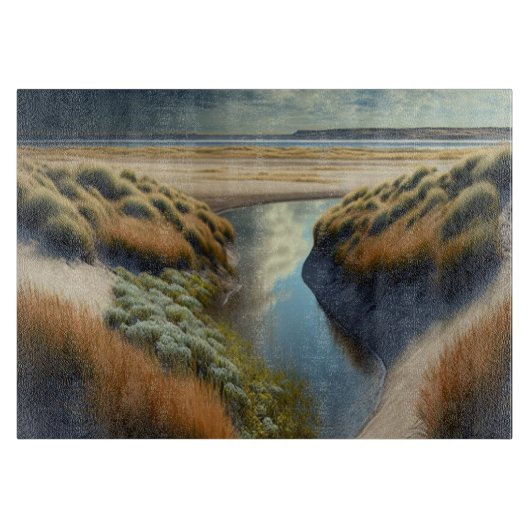 Dutch Coastal Dunes Snijplank (Voorkant)